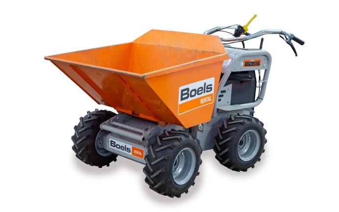 Wheelbarrow, motorised 0.45 T, battery