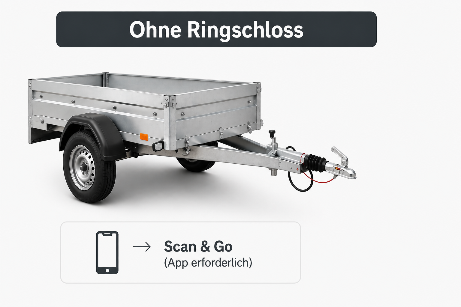 Anhänger ohne Ringschloss