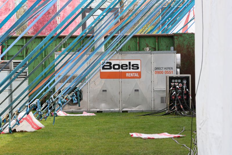 Electricity generators during an event