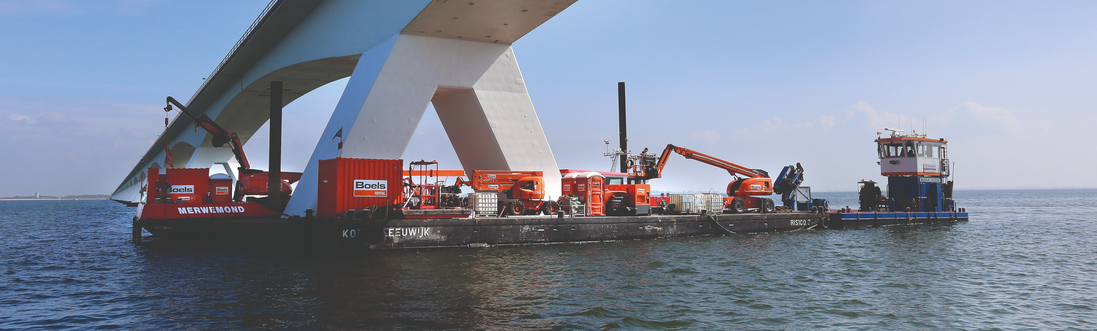 Jelentős karbantartási munkálatok a Zeeland-hídon 
