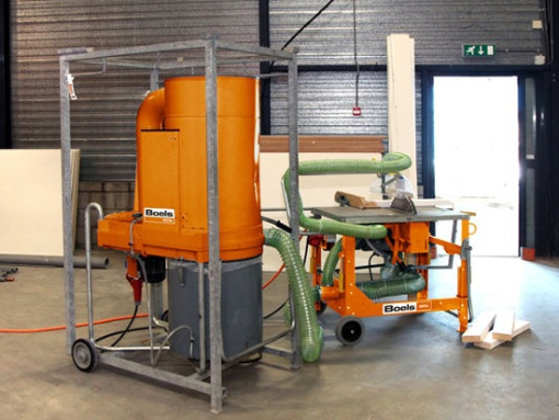 Mobile dust extractor
