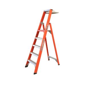 Stepladder with tool tray
